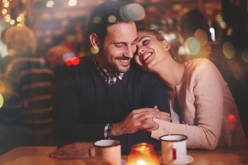 young couple out on a date